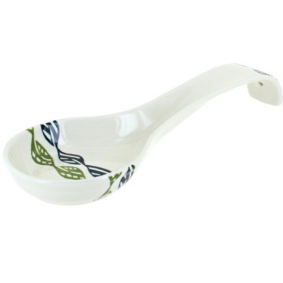 Blue Rose Polish Pottery Francesca Large Spoon Rest