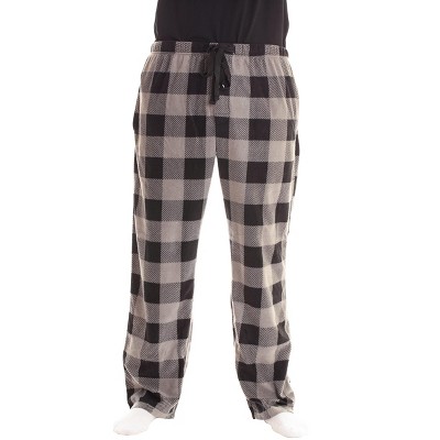 followMe Microfleece Men's Buffalo Plaid Pajama Pants with Pockets