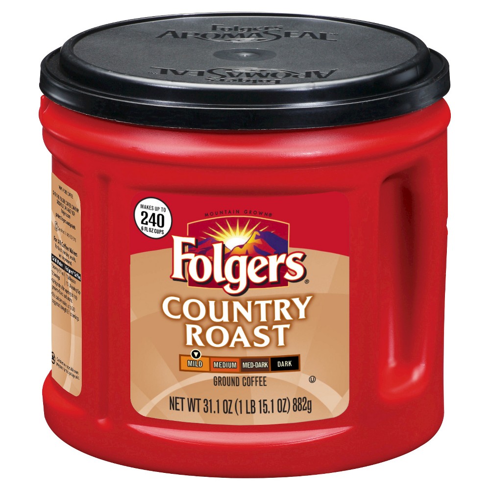 UPC 025500206318 product image for Folgers Country Roast Medium Roast Ground Coffee - 31.1oz | upcitemdb.com