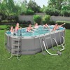 Bestway 18 Foot Power Steel Swimming Pool Set with Vacuum and Maintenance Kit - 2 of 4
