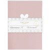 Sugar Paper Essentials 3pk Ruled Notebooks 8.5"x6" Pink Rose Heart Pinstripe - 4 of 4