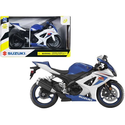 2008 Suzuki Gsx-r1000 Blue Bike Motorcycle 1/12 By New Ray 