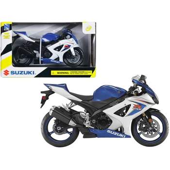 2008 Suzuki GSX-R1000 Blue Bike Motorcycle 1/12 by New Ray