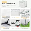 EAGLE PEAK 8'x6' Portable Walk-in Greenhouse with Zippered Doors and Windows - 4 of 4