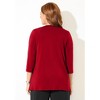 Catherines Women's Plus Size Dream Drape Cardigan And Tank Duet - 3 of 4