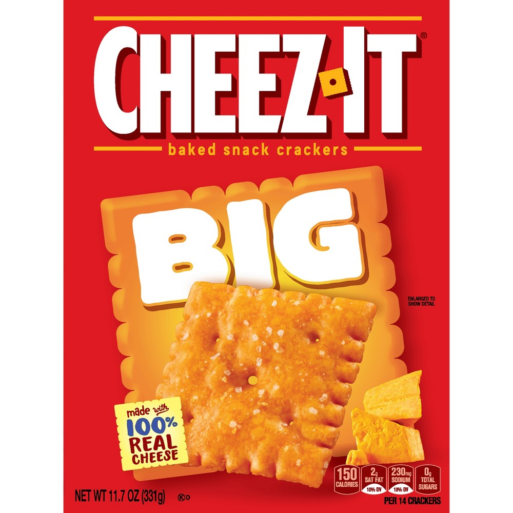 UPC 024100594412 product image for Cheez-It Big Baked Snack Crackers - 11.7oz | upcitemdb.com