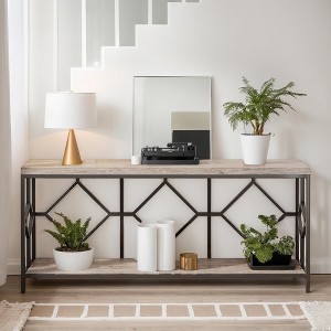 Hommoo 71 Inch Extra Long Console Table - 1 of 4