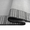 7'9" x 10'2" New York Patio Country Landry Indoor/Outdoor Rug Gray/Black - Nicole Miller: UV & Weather-Resistant, Woven Loop Pile - 3 of 4