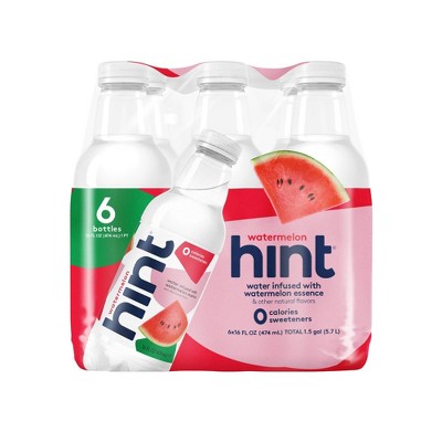 hint Watermelon Flavored Water - 6pk/16 fl oz Bottles