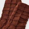Kid's Chocolate Bar Christmas Crew Socks - Brown 2-5 - 3 of 3