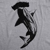 Mens Hammerhead Shark T Shirt Cool Aquatic Wildlife Graphic Tee - Crazy Dog Men's T Shirt - 2 of 4
