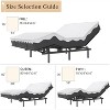 Full Adjustable Bed Frame with Wireless Remote, Memory Preset, Head & Foot Lift, , Quiet Motor for Sleeping & Reading - 4 of 4