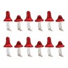 Frost Glass Mushroom Clip Ornament (Set of 12) - 3 of 3