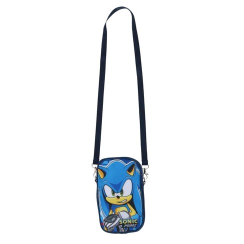 Textiel Trade Boys Sonic The Hedgehog Crossbody Phone Bag Navy Target