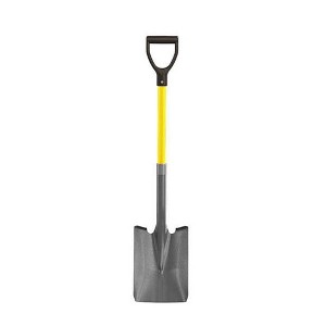 Bon Tool 28-147 Shovel -Squareuare Point Closed Back 27-inch D Fiberglass Handle - 1 of 3
