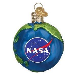 Old World Christmas 2.25 In Nasa Earth Aeronautics Space Tree Ornaments - 1 of 3