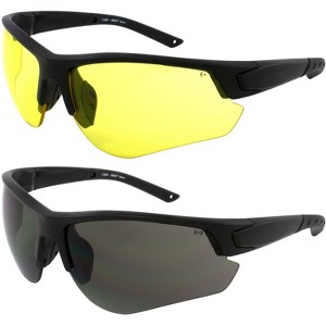2 Pairs of Epoch Eyewear Grunt Safety Sunglasses - 1 of 4