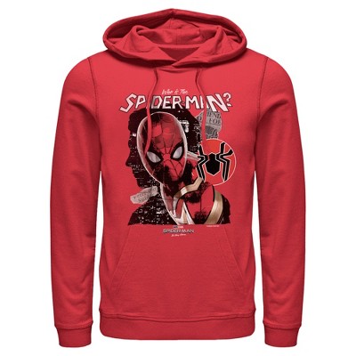 Men's Marvel Spider-Man: No Way Home Who is the Spider-Man Pull Over Hoodie