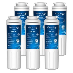 Waterdrop Plus UKF8001 Refrigerator Water Filter,NSF 401,53 Certified, Replacement for Whirlpool EDR4RXD1, EveryDrop Filter 4，6 Packs - 1 of 4