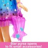 Barbie Large Doll with Black Hair, 28 Inches Tall, Rainbow Dress and Styling Accessories Including Shooting Star Handbag - 4 of 4