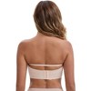 INSPIRE CHIC Women's Lace Anti-Slip Strapless Wireless Padded Tube Push-Up Lightweight Soft Full Cup Bandeau Bras - 2 of 4