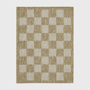 Playa Rug Daisy Rectangle Woven Indoor Outdoor Rugs - 1 of 4