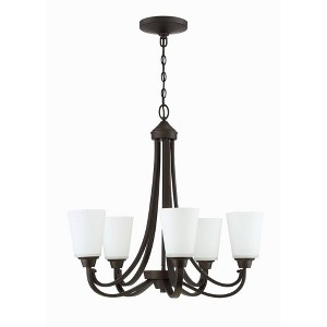Craftmade Lighting Grace 5 - Light Chandelier in  Espresso - 1 of 3
