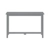 Plank+Beam Solid Wood Writing Desk, Simple Desk for Bedroom, Home Office Study Desk, 47.25" - 3 of 4