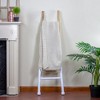 Northlight Ivory Super Plush Knitted Throw Blanket with Carrying Band 60" x 60" - 2 of 4