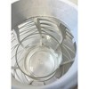 Essential Decor & Beyond 9.8" White Wash Bamboo Candle Lantern With Handle - 4 of 4
