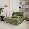 Acekool Bean Bag Chair for Adults, Memory Foam Single Sofa, Suede-Like Fabric, Supportive Modern Floor Chair for Living Room & Bedroom, Green - 2 of 4