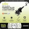Sun Joe 24-Volt Cordless Garden Tiller Cultivator Kit with Battery and Charger for Weeding, Soil Aeration and Prepping Plant Beds, Black - 2 of 4