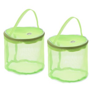 Unique Bargains Portable Crochet Knitting Sewing Craft Mesh Yarn Storage Bags 2 Pcs - 1 of 4