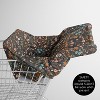Sweet Jojo Designs Girl 5-in-1 Multi Use Baby Nursing Cover Boho Floral Wildflower Black Orange Blue and Green - 4 of 4