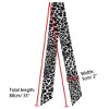 Allegra K Women's Long Neckscarf Fashion Leopard Print Skinny Scarf 88x5cm/35x2" 1 Pc - 3 of 4