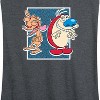 Women's - Ren & Stimpy - Friendly Laughter Graphic Racerback Tank - 2 of 4