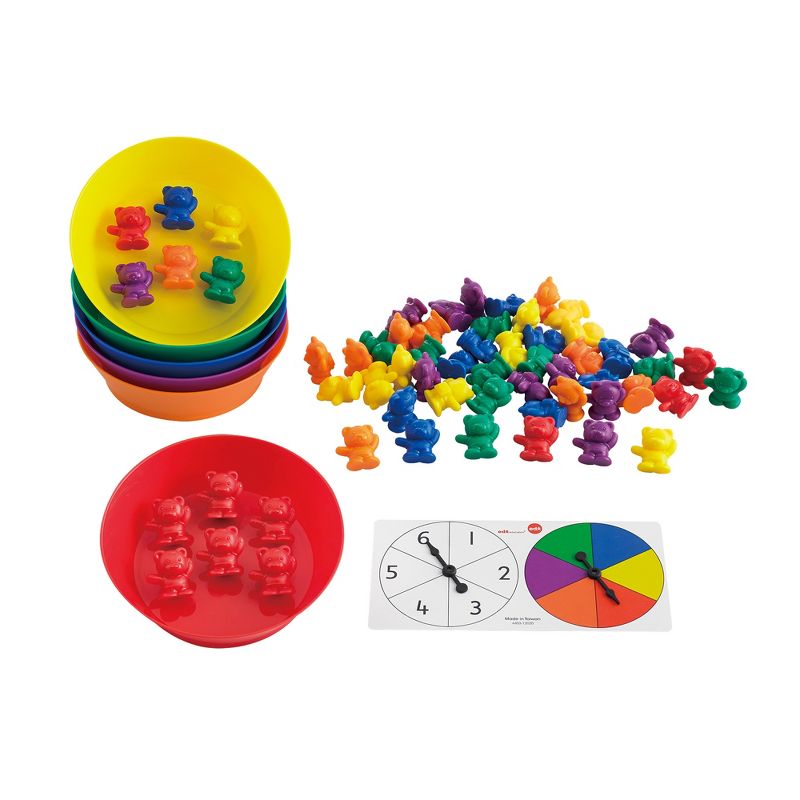 Edx Education Counting Bears with Matching Bowls, 68 Pieces, 4 of 5