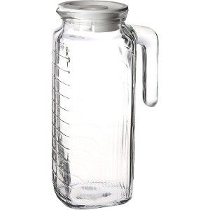 Bormioli Rocco Gelo Glass Jug/Pitcher with Lid, 41-Ounce - 1 of 4