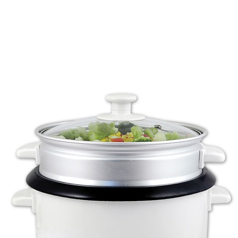 Better Chef 5-Cup Rice Cooker with Food Steamer, 4 of 5