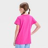 Girls' Sushi Stick Together Squishmallows Short Sleeve Oversized fit Valentine's Day T-Shirt - Pink - 3 of 4