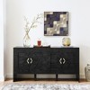 Lirago Mid Century Modern Buffet Cabinet with Storage Decorative TV Media Console Black 31.5"H x 15.75"D x 60"W - 2 of 4