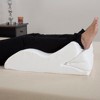 Continental Sleep, Leg Wedge Pillow With High-density Foam, Stylish Chic  Jacquard Cover, Multi-purpose, 21-inch, White : Target