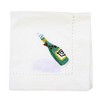 Tag 10.0 Inch Cheers Cocktail Napkins Set/4 Candy Cane Drinks Bubbly Cloth Napkins - 2 of 4