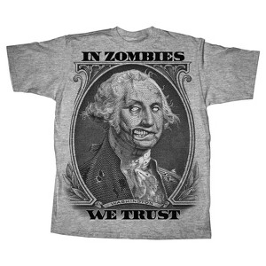 Men's Lost Gods Halloween In Zombies We Trust T-Shirt - 1 of 4