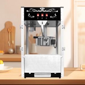 KTMBDW Popcorn Machine with 16 Ounce Kettle,Commercial Popcorn Machine w/Stainless Steel Scoop,Oil Spoon & Popcorn Cups for Home Movie Theater - 1 of 4