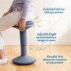 ECR4Kids Sitwell Wobble Stool with Cushion, Adjustable Height - 4 of 4