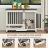 33-Inch Dog Kennel Portable Solid Wood Dog Cage - 4 of 4