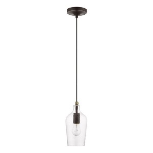 Livex Lighting Avery 1 - Light Pendant in  Bronze/Antique Brass - 1 of 4
