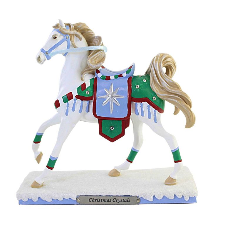 Trail Of Painted Ponies 7.25 In Christmas Crystals Artist Ann Yarbrough Figurines, 1 of 4