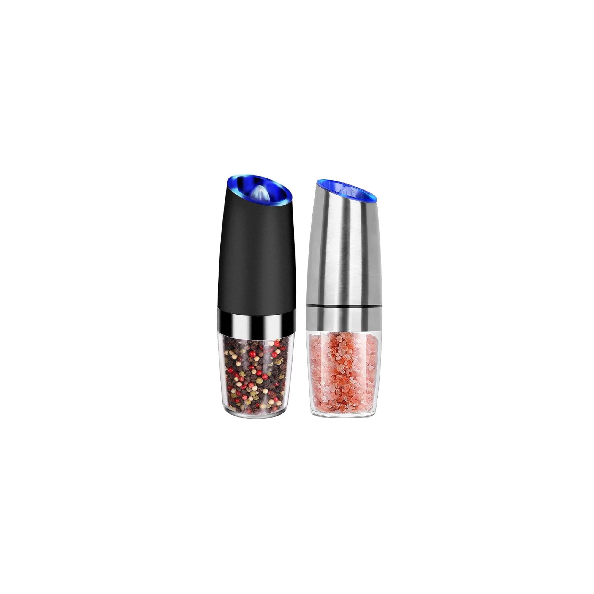 MOVSSOU Electric Salt and Pepper Grinder Set of 2